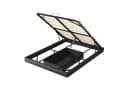Furnishings Home Polsterbett mit LED und Stauraum Schwarz Bild 1