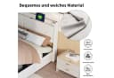 Furnishings Home Polsterbett Beige Stauraum USB Bild 5