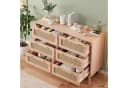 Furnishings Home Sideboard 100cm Rattan Fronten Modern Bild 1