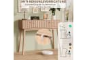 Furnishings Home Konsolentisch mit 2 Schubladen Modern Beige Bild 5