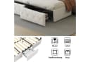 Gdood Polsterbett mit LED-Beleuchtung und Stauraum Beige Bild 4