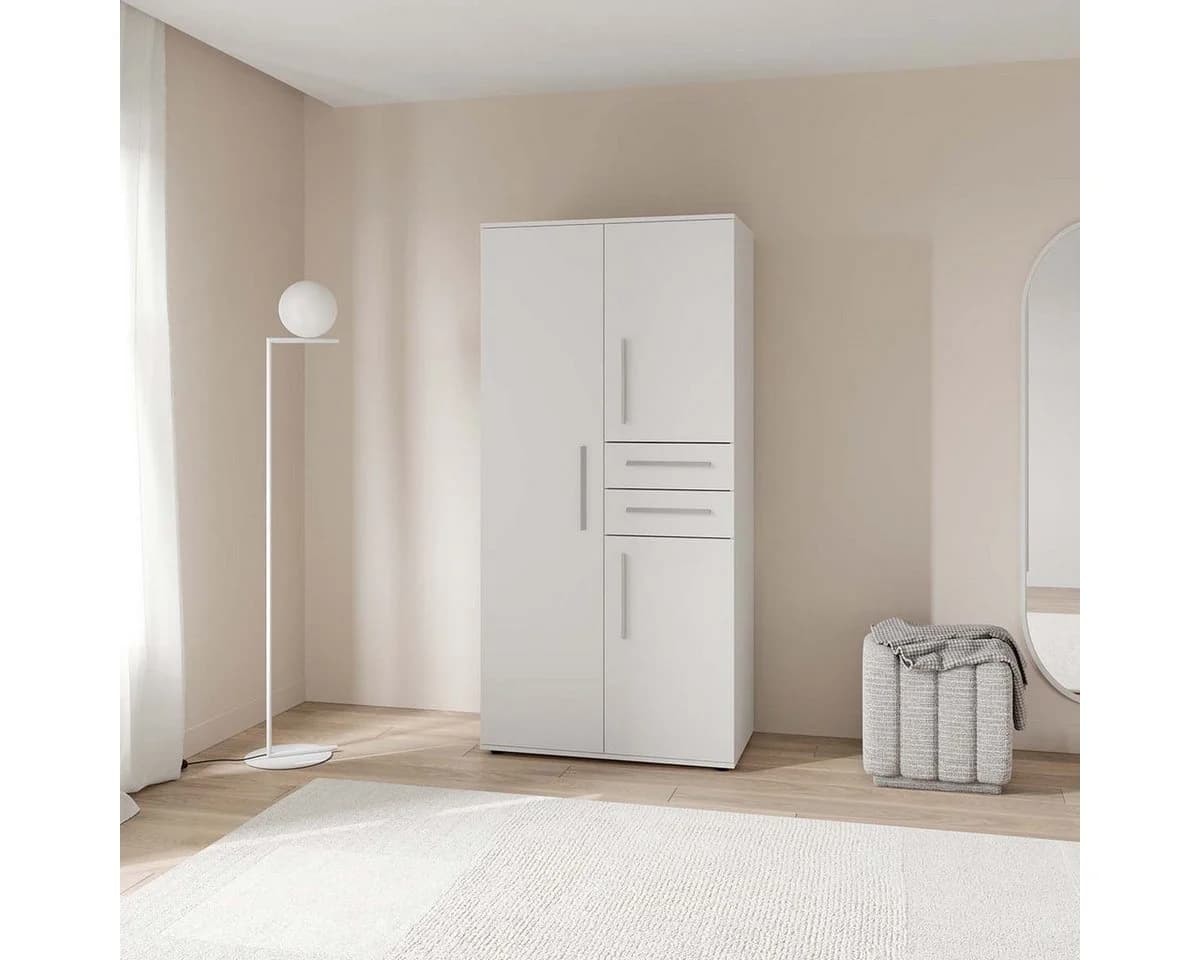 Kleiderschrank DEMEYERE GROUP Versatil Weiß Modern