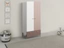 DEMEYERE GROUP Kleiderschrank Jade Rosa Weiß Modern Bild 1