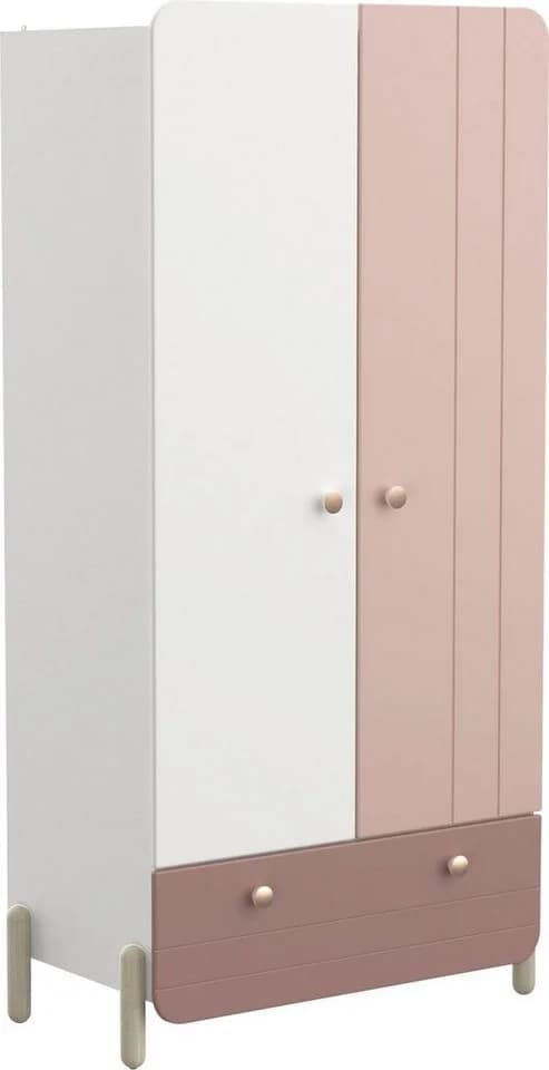 DEMEYERE GROUP Kleiderschrank Jade Rosa Weiß Modern - Bild 3