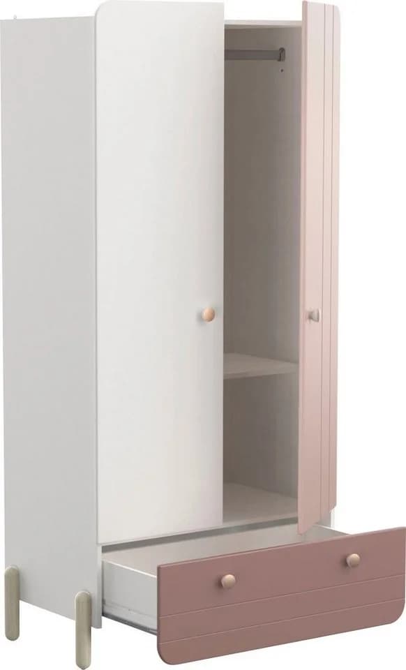 DEMEYERE GROUP Kleiderschrank Jade Rosa Weiß Modern - Bild 4
