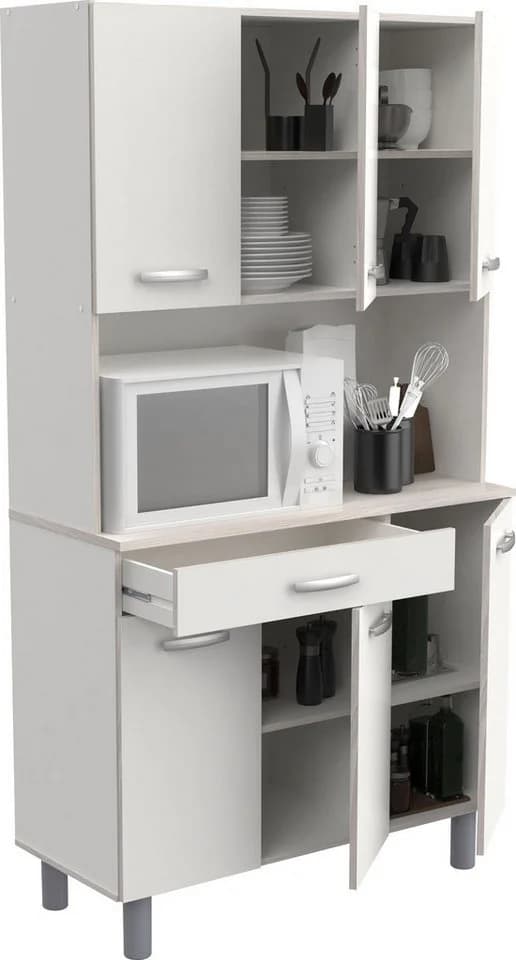 Küchenbuffet DEMEYERE GROUP Pasta Weiß 6 Türen 1 Schublade - Bild 5
