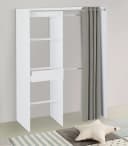 DEMEYERE GROUP Chicago Vorhang-Schrank Weiß Matt Bild 2