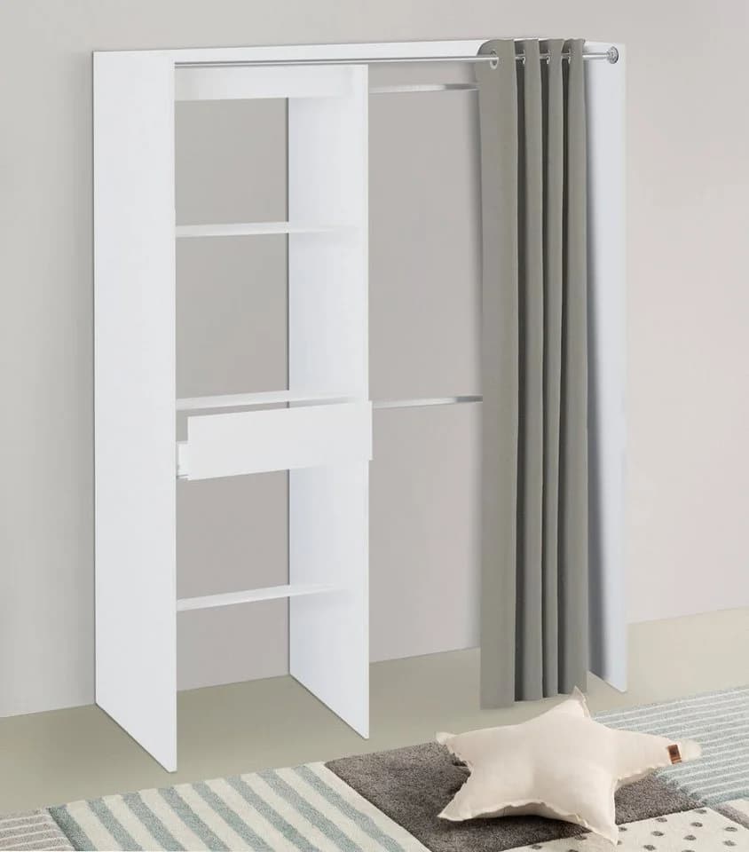 DEMEYERE GROUP Chicago Vorhang-Schrank Weiß Matt - Bild 2