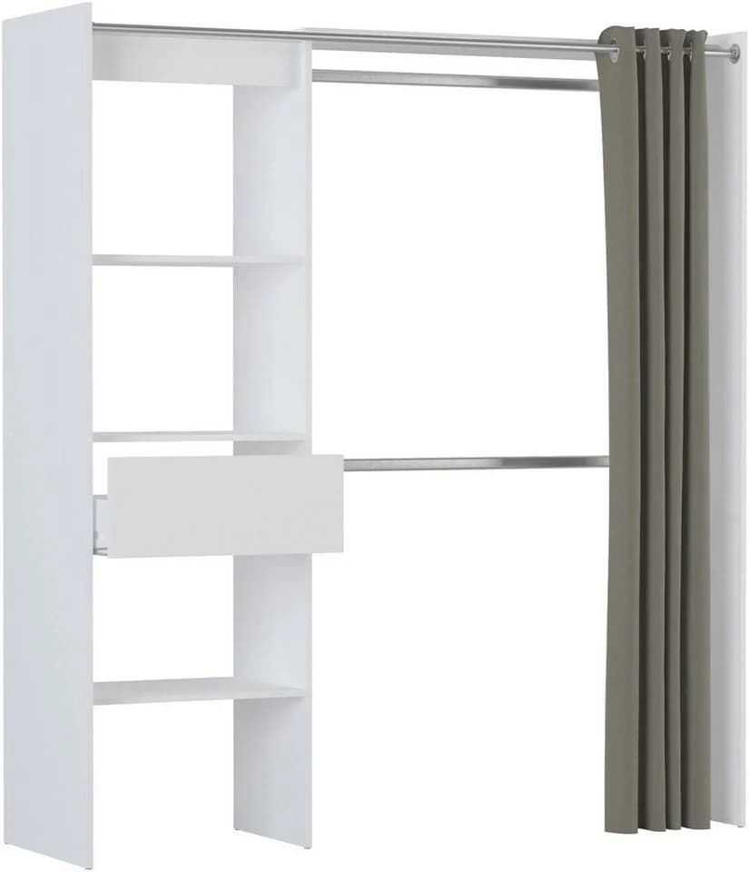 DEMEYERE GROUP Chicago Vorhang-Schrank Weiß Matt - Bild 4