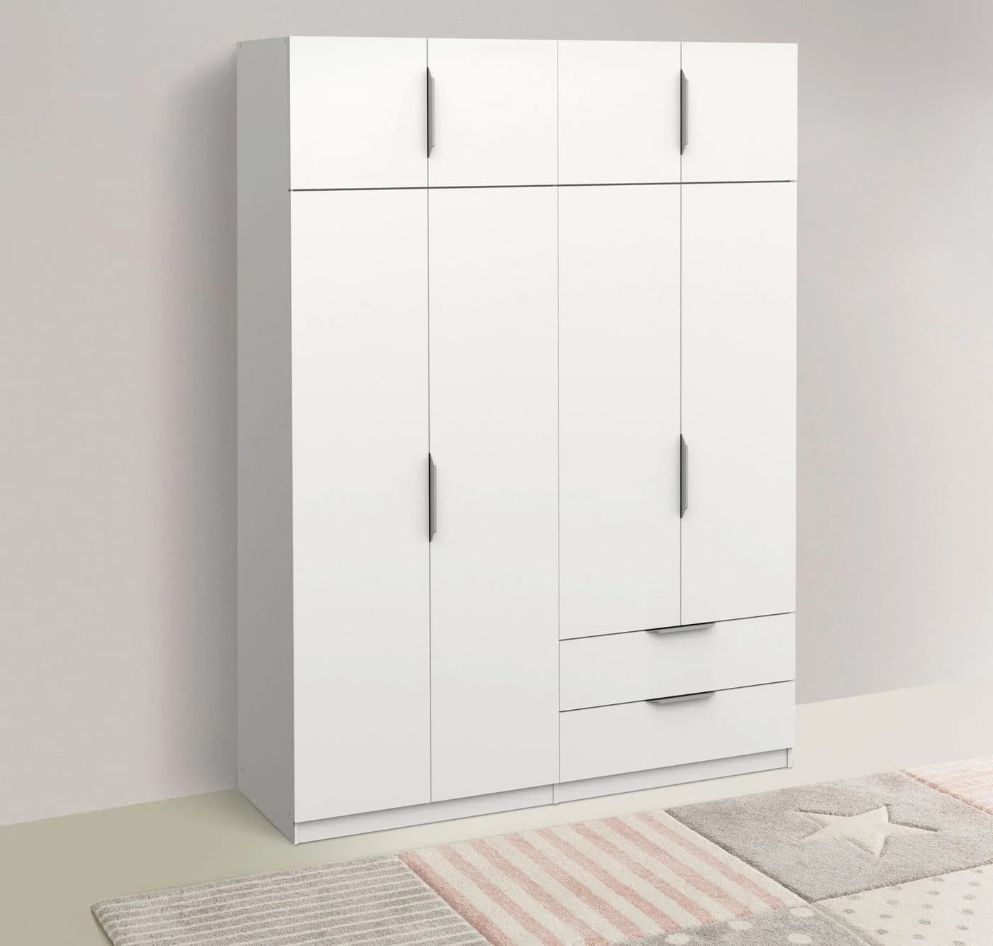 Kleiderschrank DEMEYERE GROUP Ghost Weiß Matt 8 Türen - Bild 2