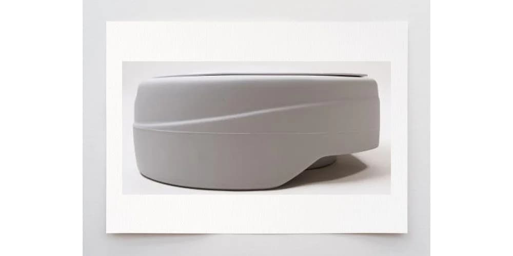 Herdegen Toilettensitzerhöhung Contact Plus Soft Grau mit Deckel