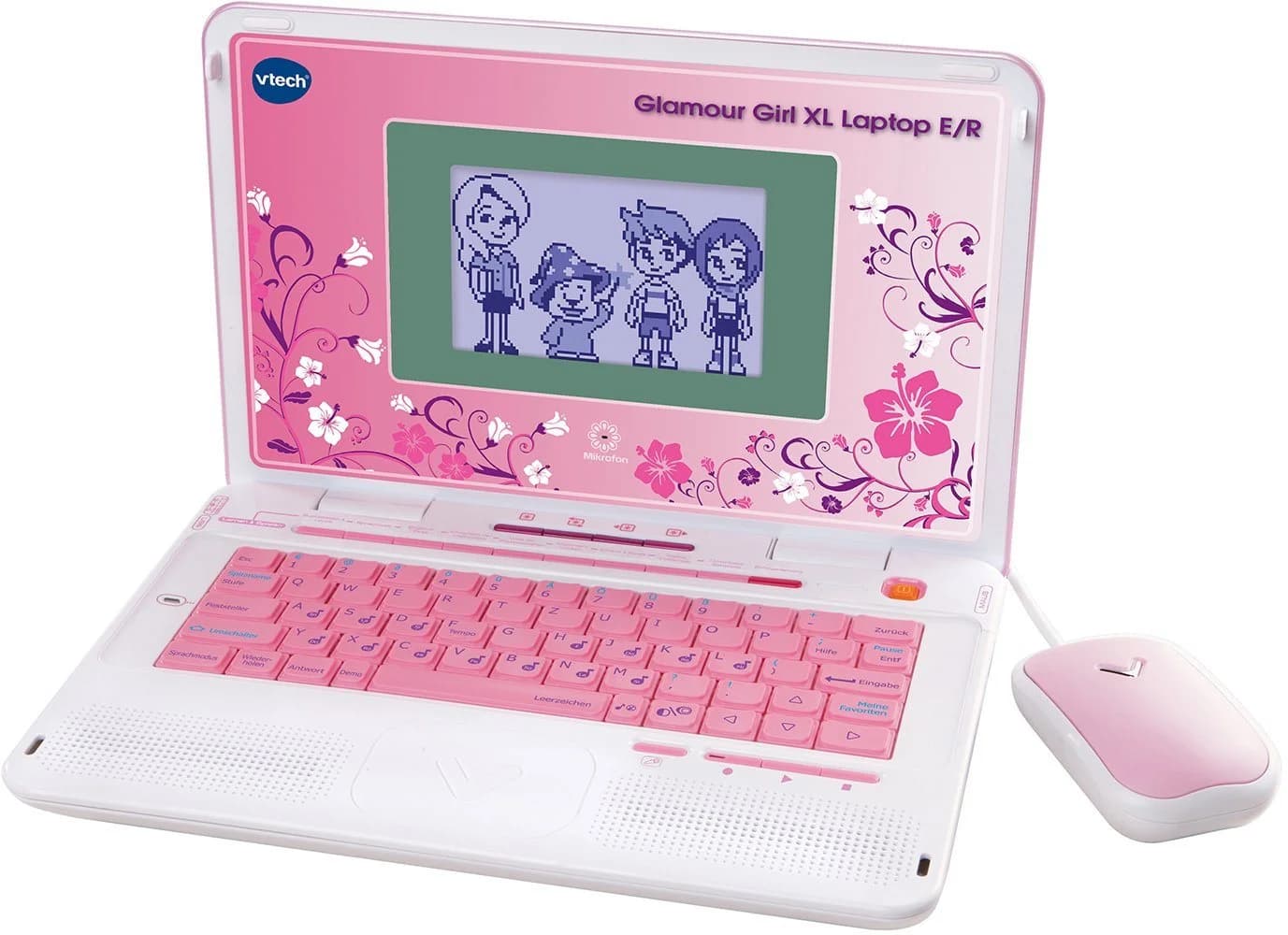 VTECH School & Go Power XL E/R Kindercomputer Rosa 240 Lernspiele - Bild 2