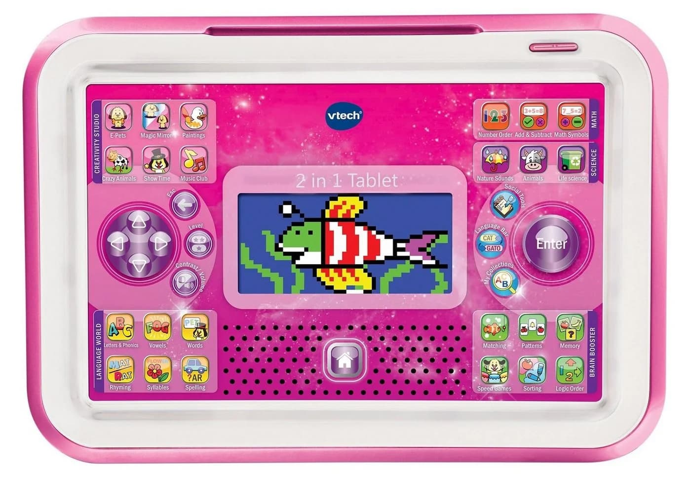 VTech School & Go 2-in-1 Kindercomputer Pink