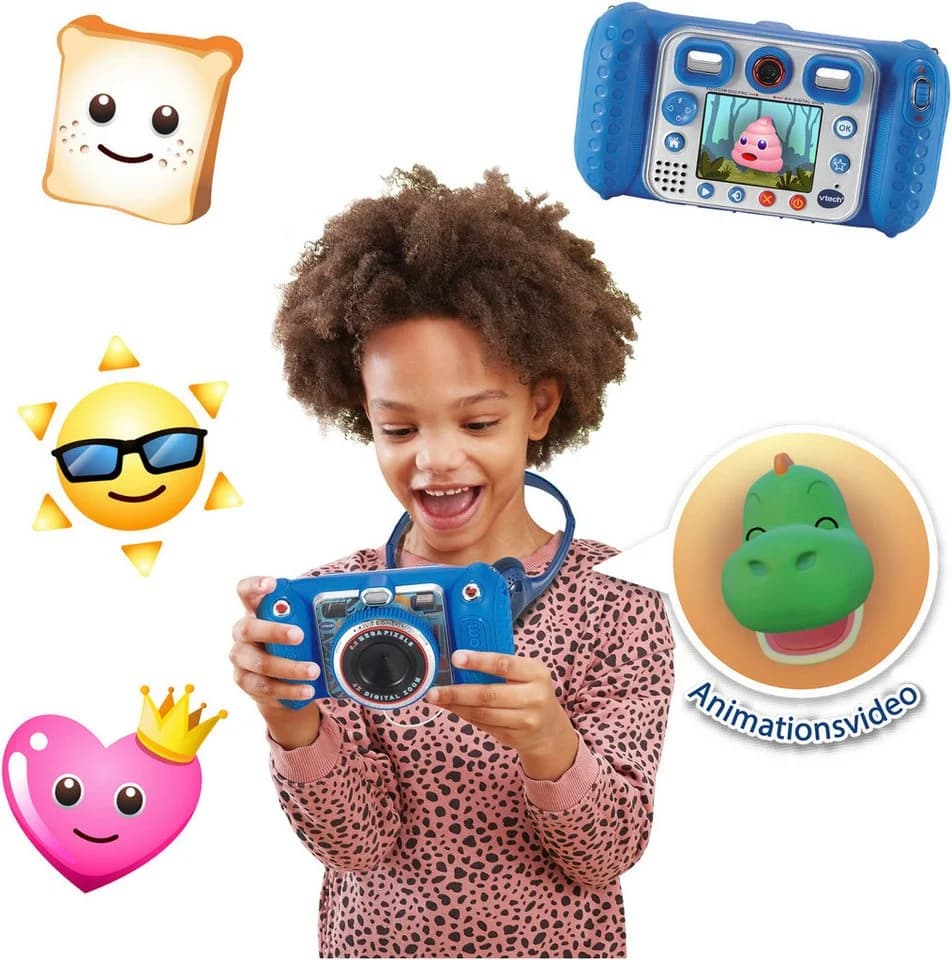 VTECH KidiZoom Duo Pro Kinderkamera Blau mit Tragetasche - Bild 4