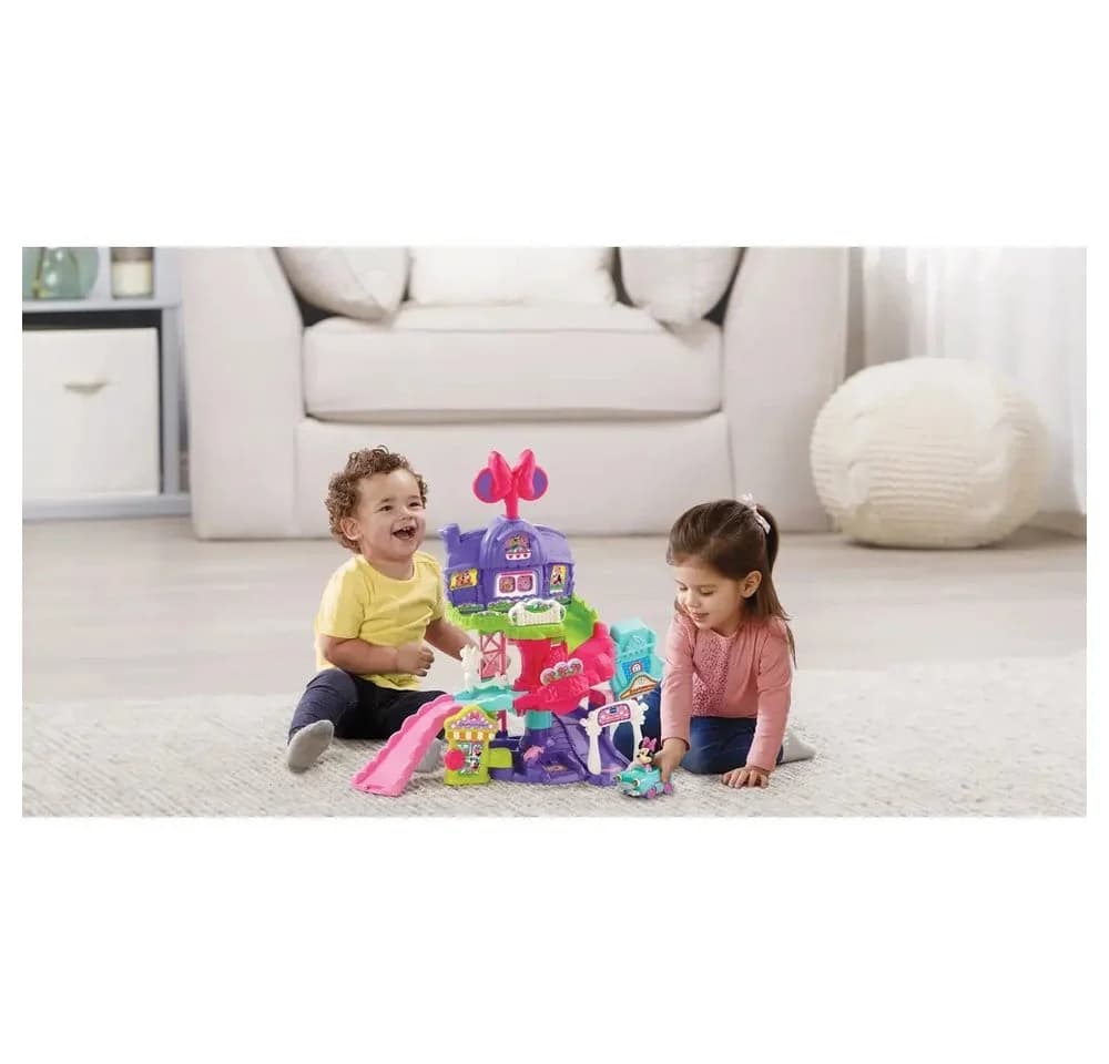 VTECH Tut Tut Baby Flitzer Minnies Einkaufsabenteuer Spiel-Gebäude Bunt