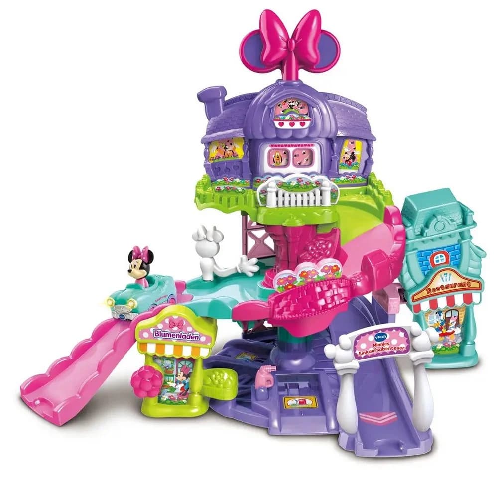 VTECH Tut Tut Baby Flitzer Minnies Einkaufsabenteuer Spiel-Gebäude Bunt - Bild 4