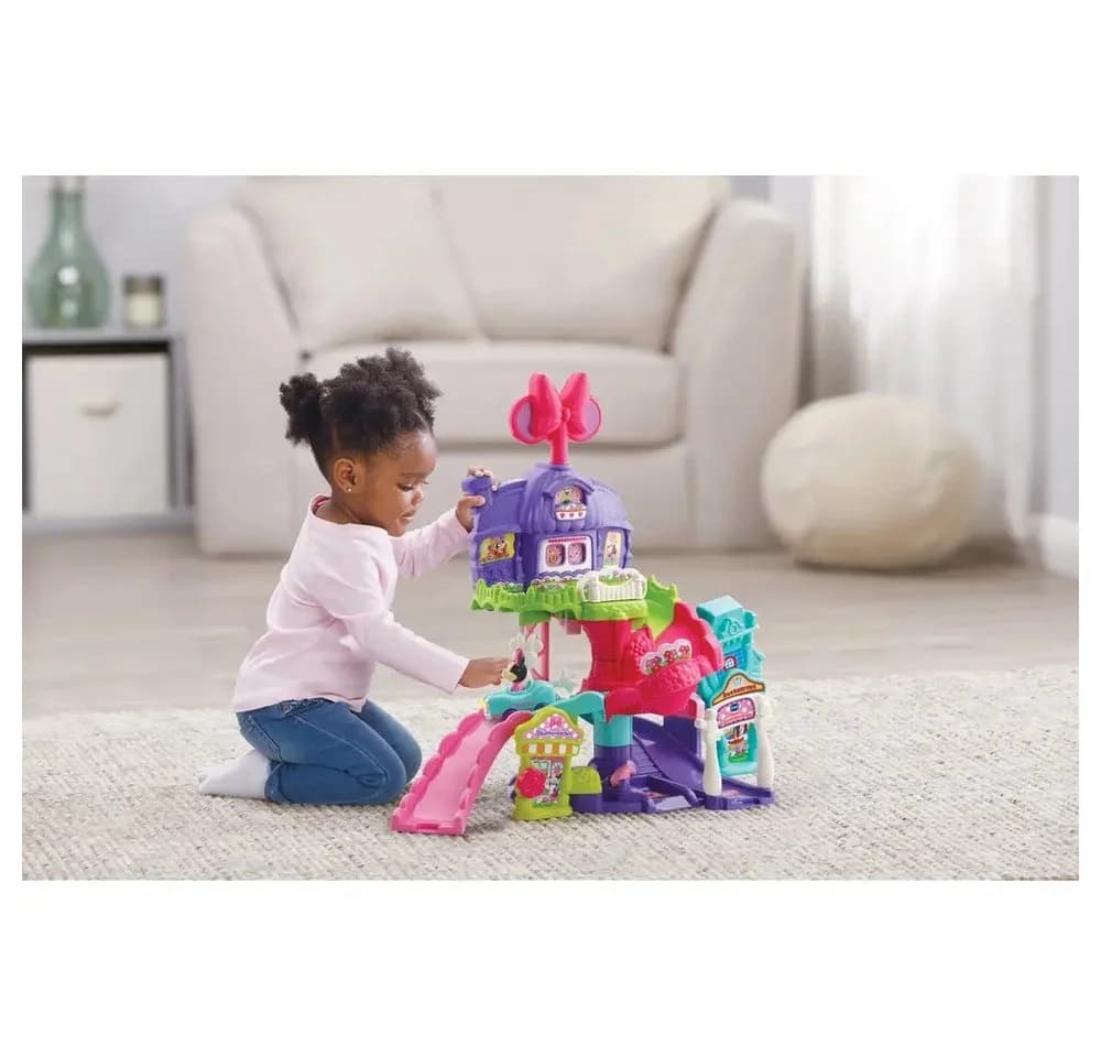 VTECH Tut Tut Baby Flitzer Minnies Einkaufsabenteuer Spiel-Gebäude Bunt - Bild 5