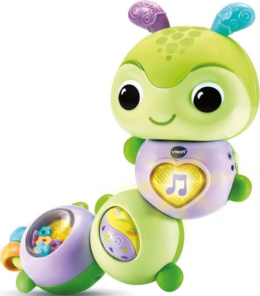 Vtech® Greifspielzeug VTechBaby Drehspaß-Raupe mit Licht und Sound Bunt