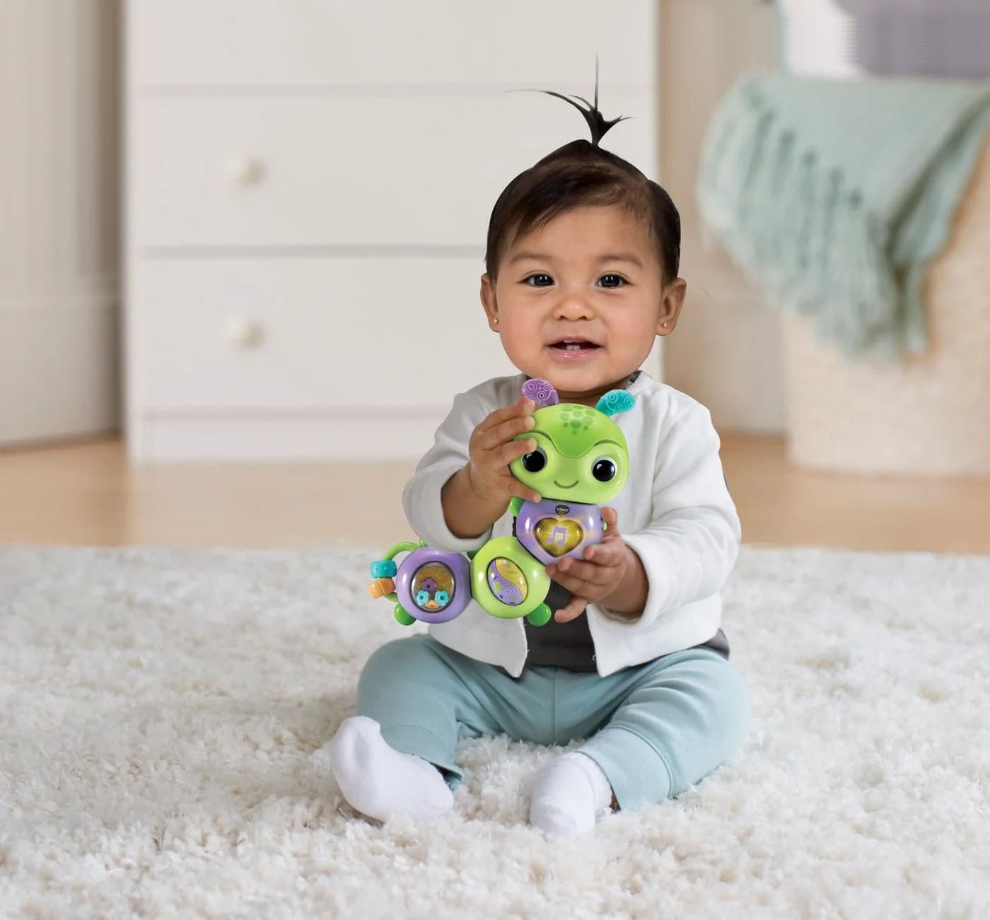 Vtech® Greifspielzeug VTechBaby Drehspaß-Raupe mit Licht und Sound Bunt - Bild 4