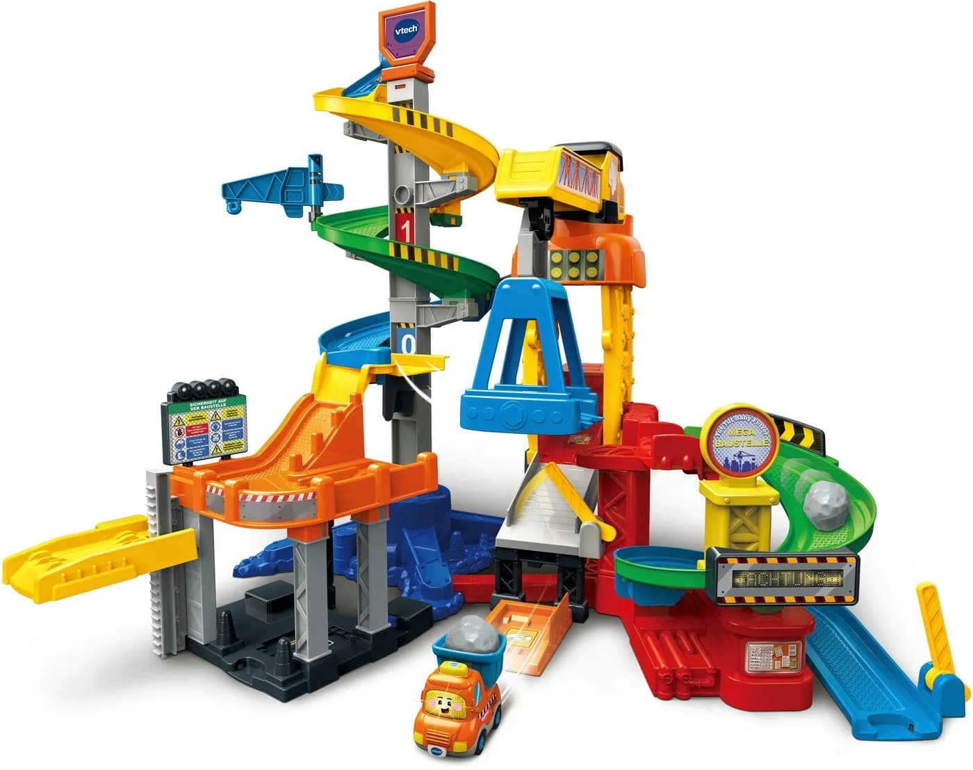 VTECH Tut Tut Baby Flitzer Mega Baustelle Bunt