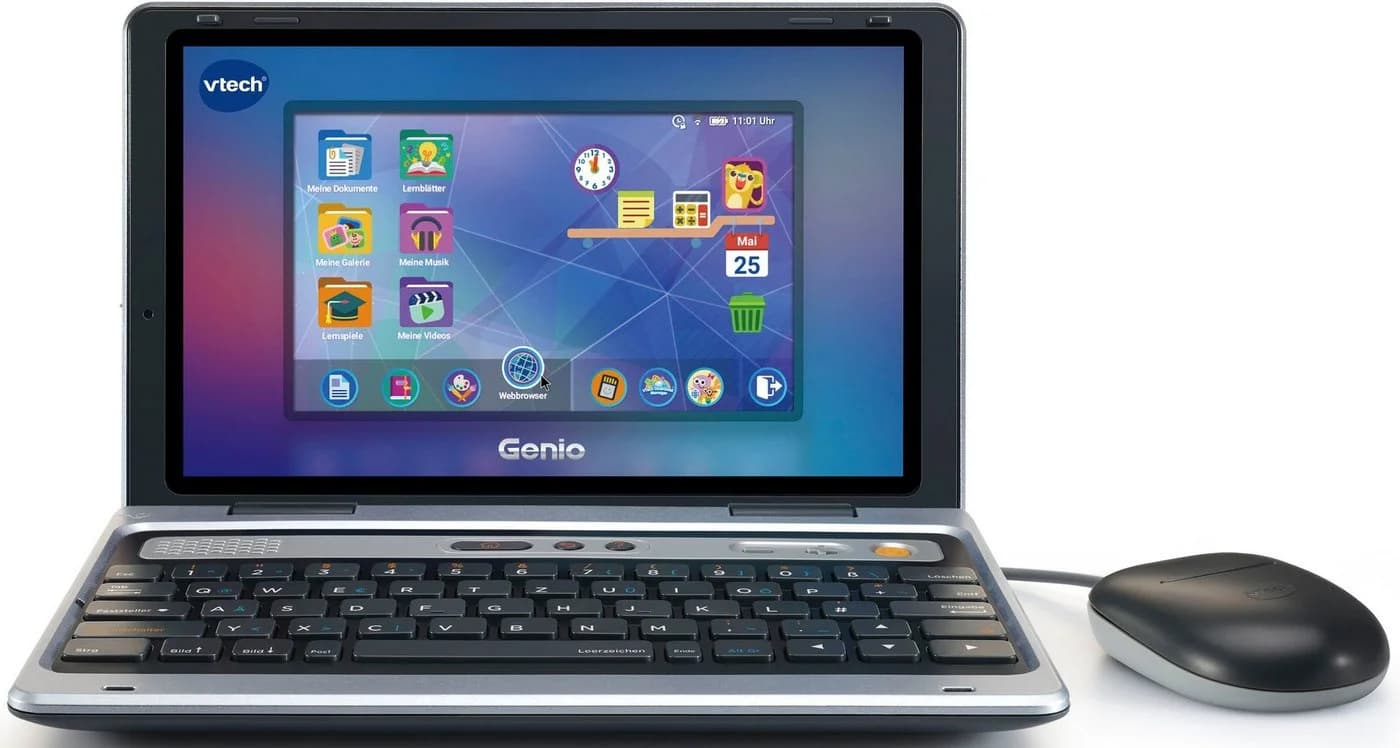 VTECH School & Go Genio Lernlaptop XL Silber Kindercomputer - Bild 2