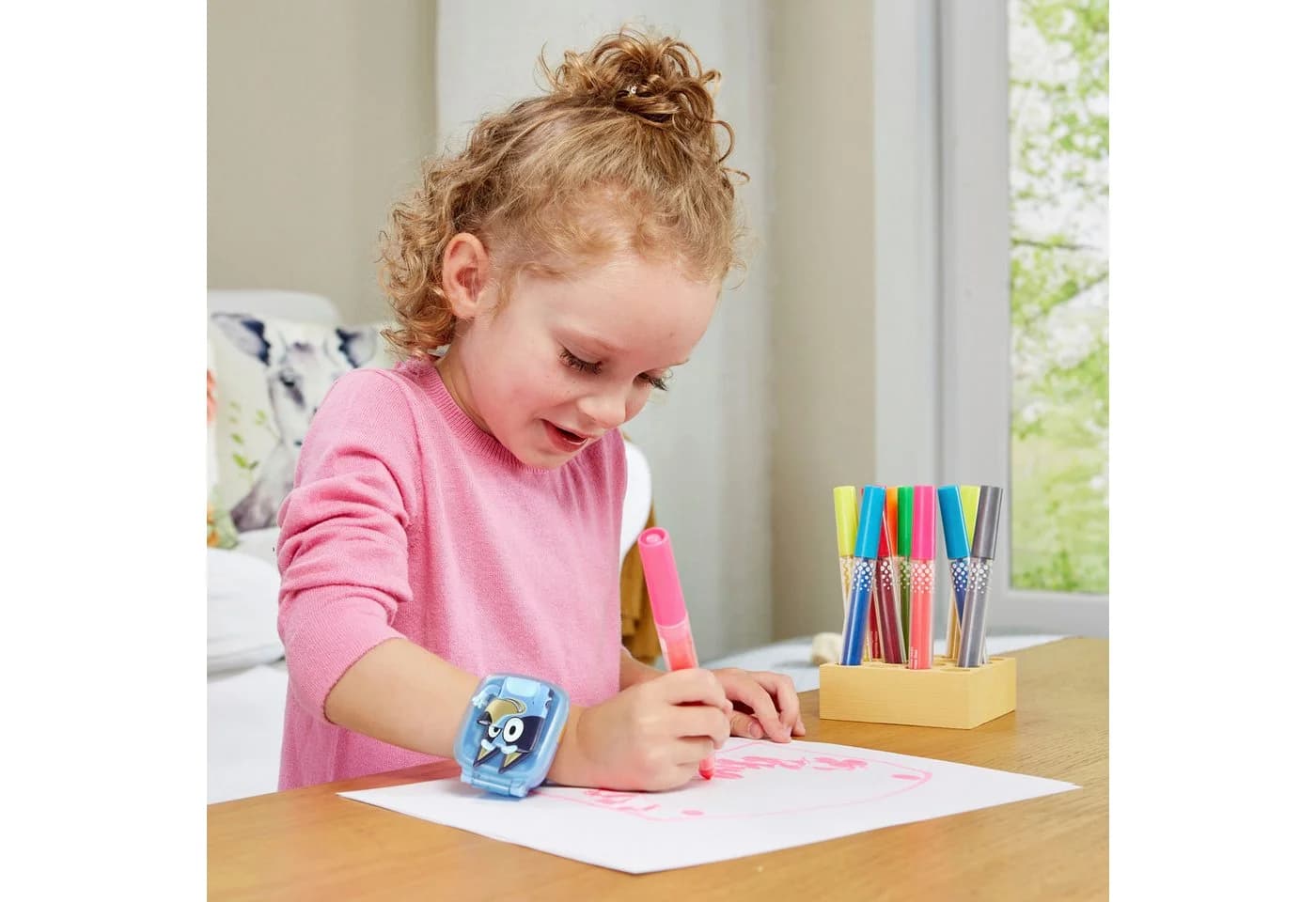 Vtech Bluey-Lernuhr Interaktiv Bunt mit LED-Lichtern - Bild 4