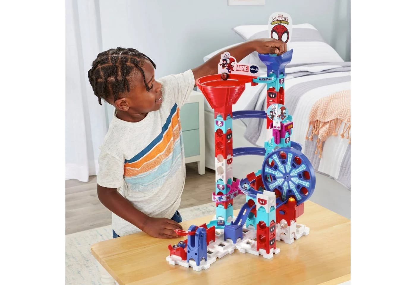 Vtech MarbleRush Spidey Super Spin Challenge SP300 E mit Licht und Sound - Bild 3