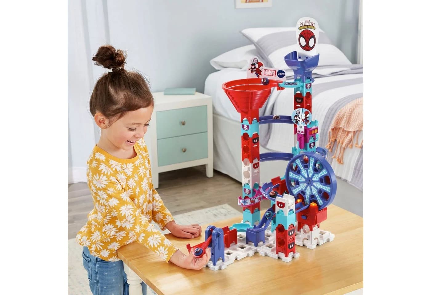 Vtech MarbleRush Spidey Super Spin Challenge SP300 E mit Licht und Sound - Bild 4
