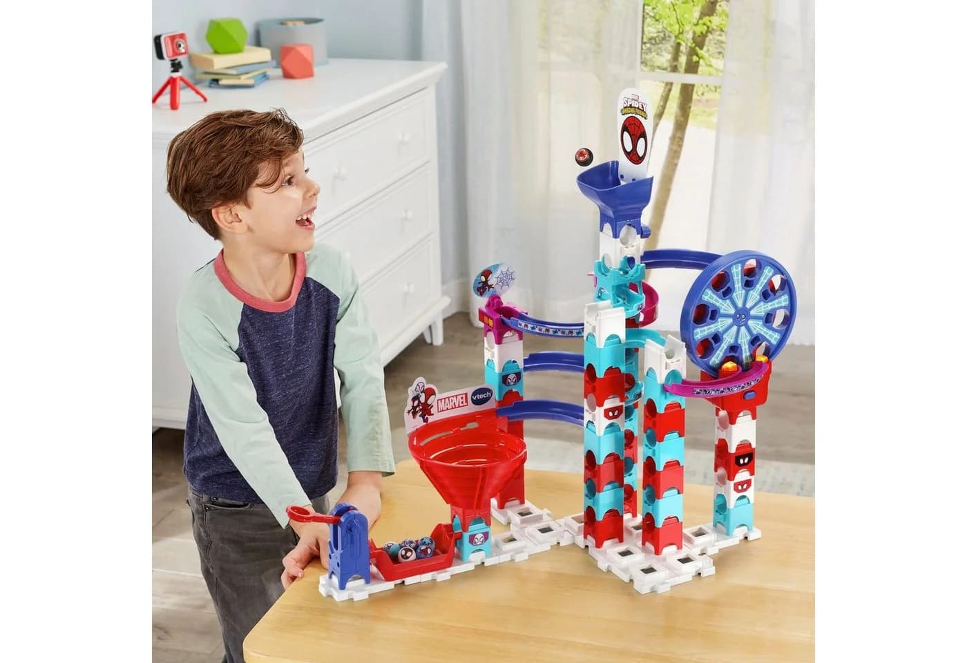 Vtech MarbleRush Spidey Super Spin Challenge SP300 E mit Licht und Sound - Bild 5