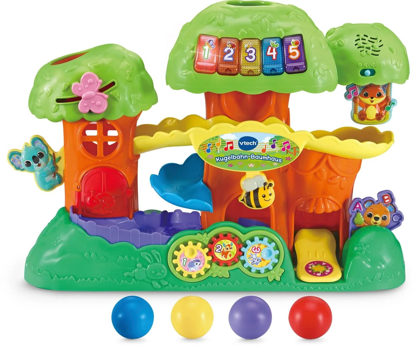 Vtech Kugelbahn-Baumhaus mit Sound und Leuchttasten Bunt