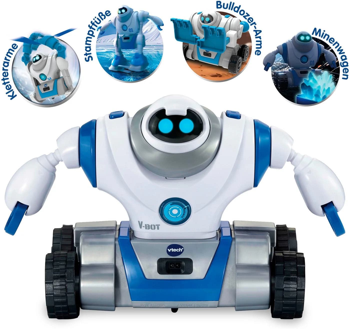 Vtech Roboter V-Bot 5-in-1 Bausatz Bunt Motorisiert - Bild 2