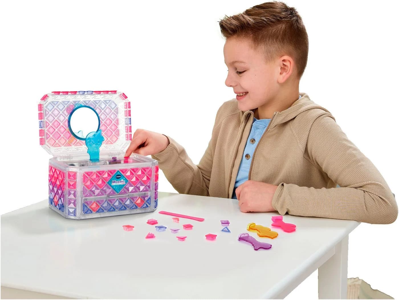 Vtech® Kreativset Mosaic Magic Lights - Schmuckkästchen Bunt - Bild 4