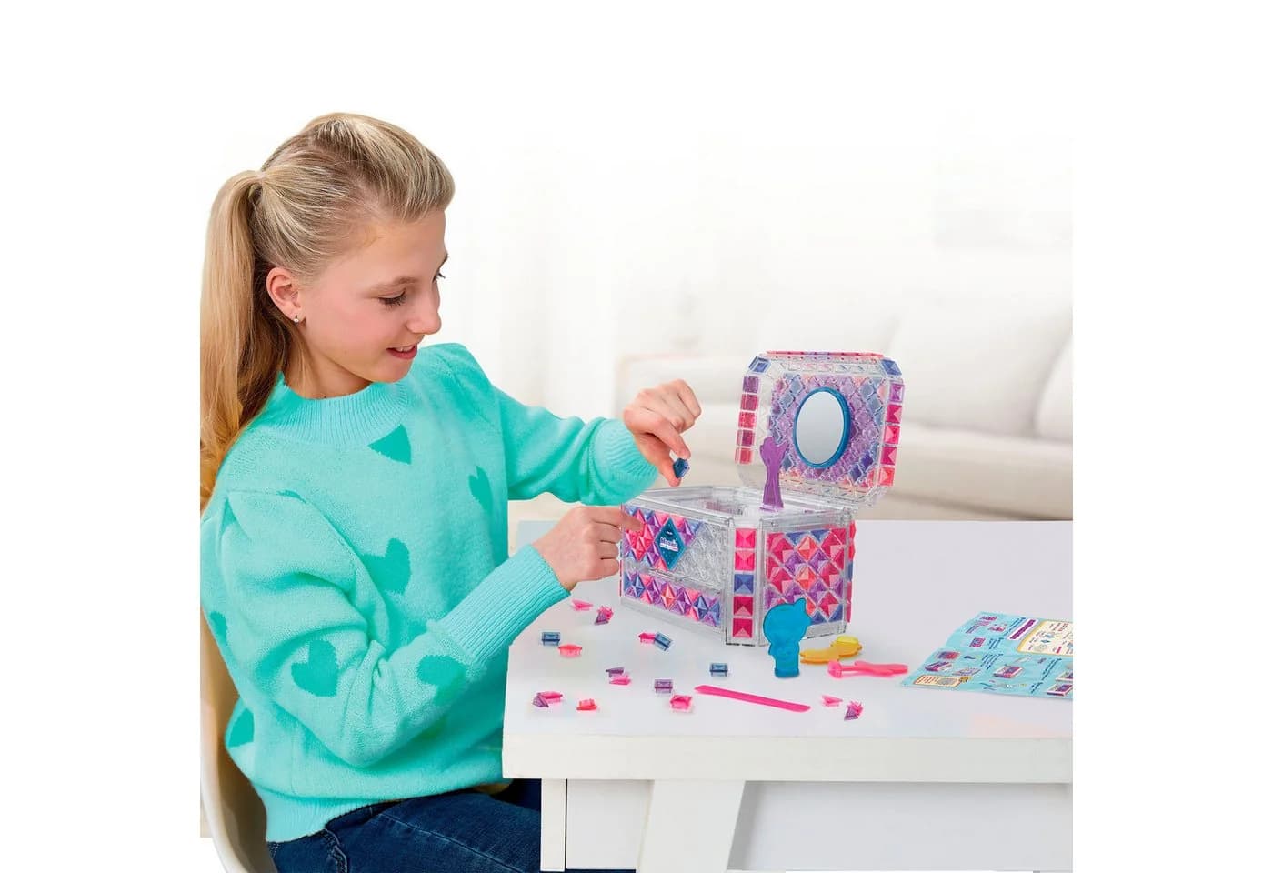 Vtech® Kreativset Mosaic Magic Lights - Schmuckkästchen Bunt - Bild 5