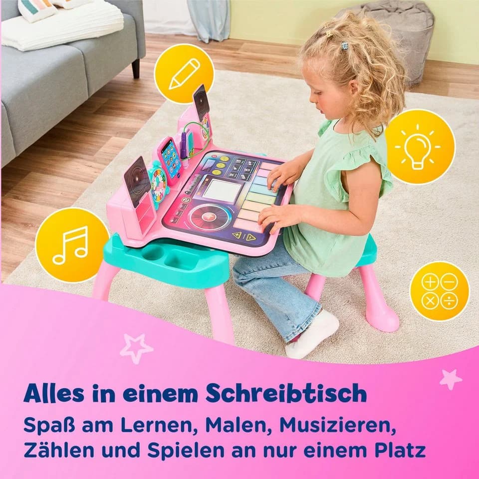 Vtech® Spieltisch 6-in-1 Magischer Schreibtisch Rosa
