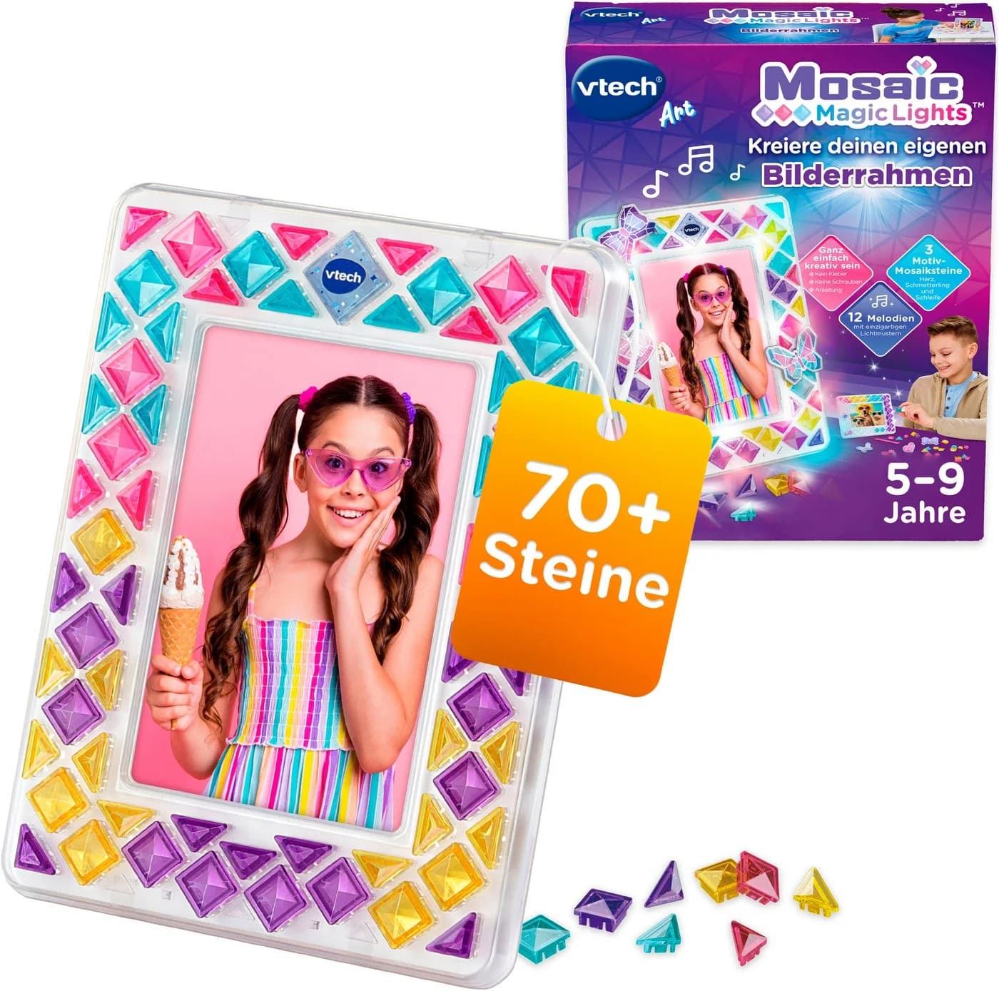 Vtech® Mosaic Magic Lights-Bilderrahmen DIY Mosaik-Bilderrahmen - Bild 2