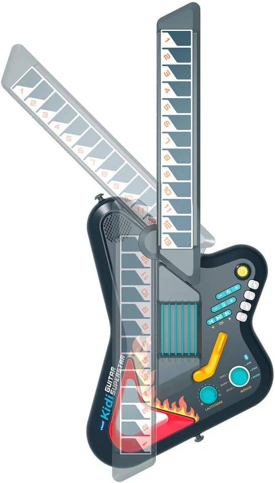 Vtech Spiel-Gitarre Kidi Guitar Superstar Schwarz mit Lichteffekten - Bild 4