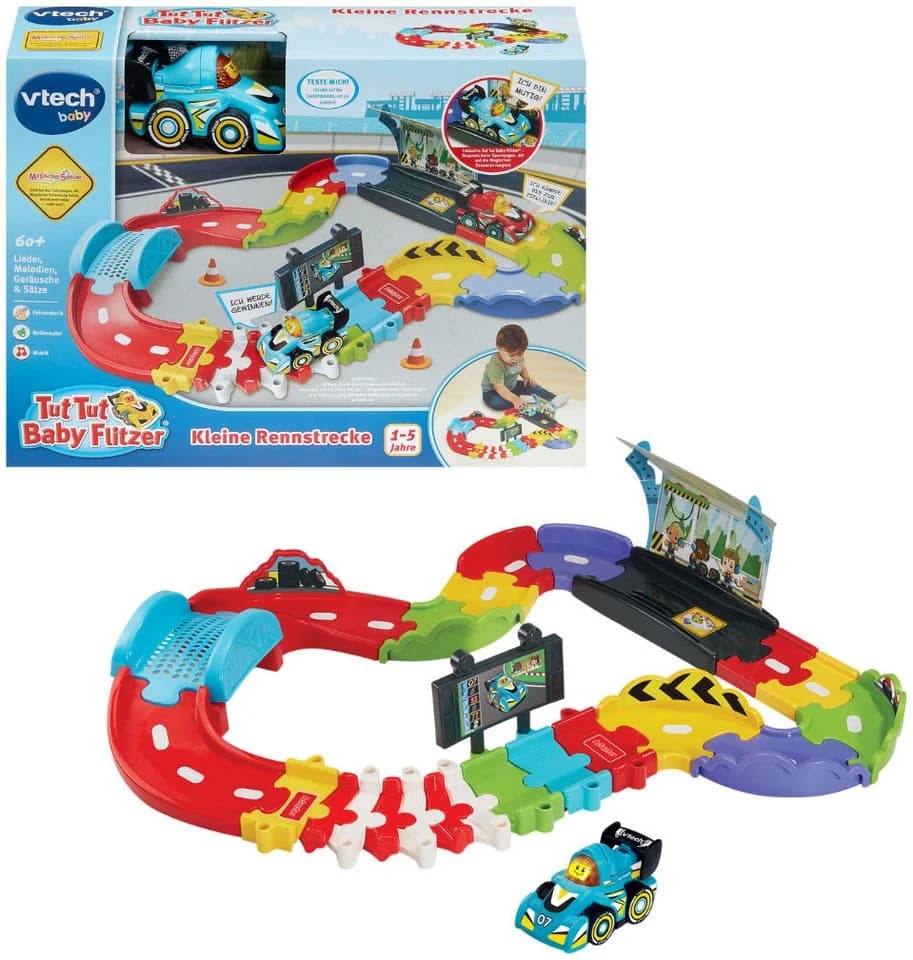 Vtech® Autorennbahn Tut Tut Baby Flitzer - Kleine Rennstrecke - Bild 2
