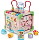 Vtech® Motorikwürfel Interaktiver Holz-Spielwürfel Bunt Bild 1