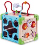 Vtech® Motorikwürfel Interaktiver Holz-Spielwürfel Bunt Bild 3