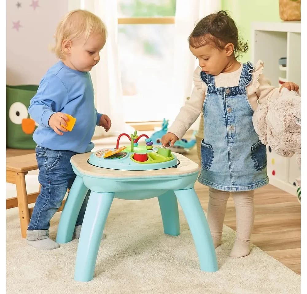 Vtech Greifspielzeug 2-in-1 Interaktiver Spieltisch mit Holzplatte
