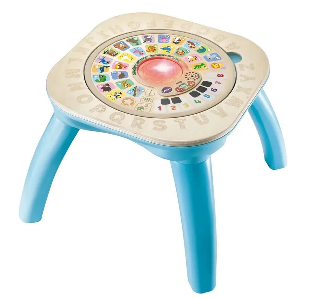 Vtech Greifspielzeug 2-in-1 Interaktiver Spieltisch mit Holzplatte - Bild 2