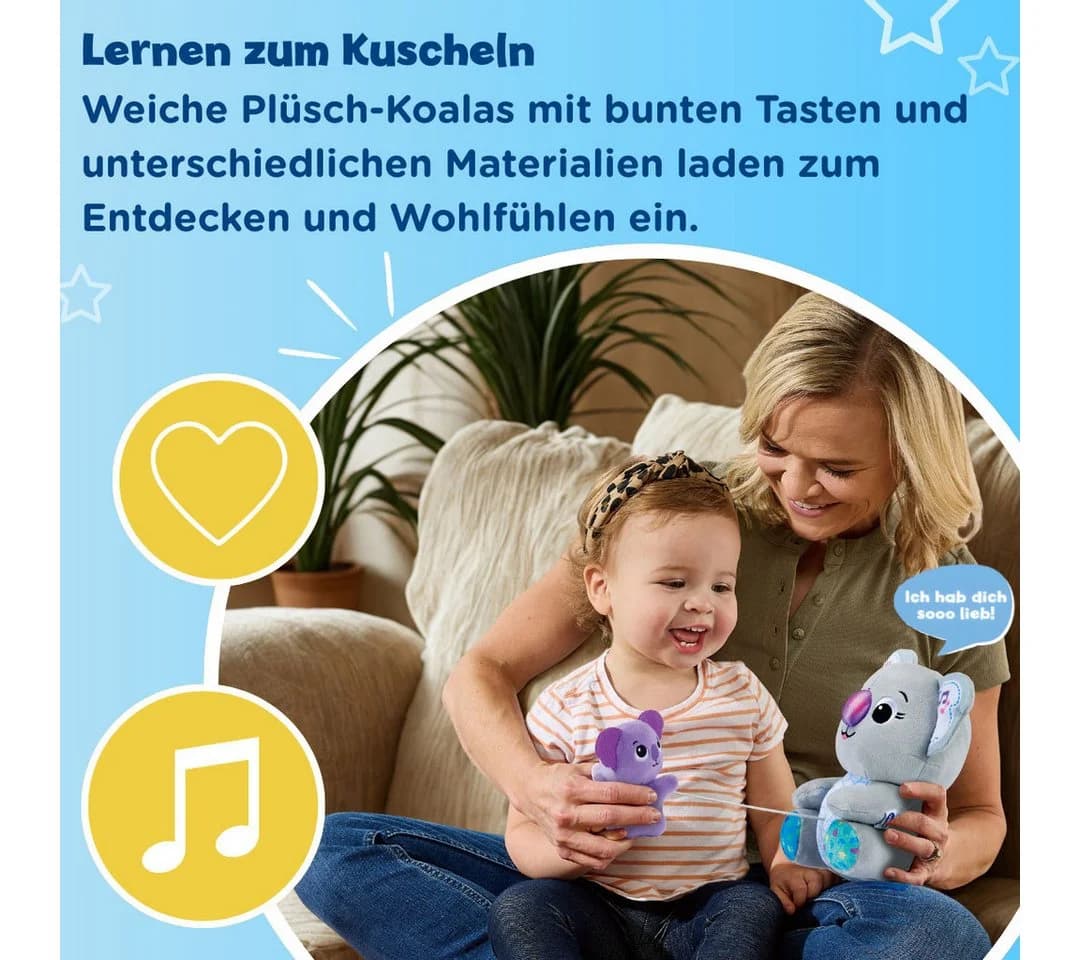 Vtech® Plüschfigur Knuddel-Koalas mit Sound, Buchstaben & Zahlen - Bild 3