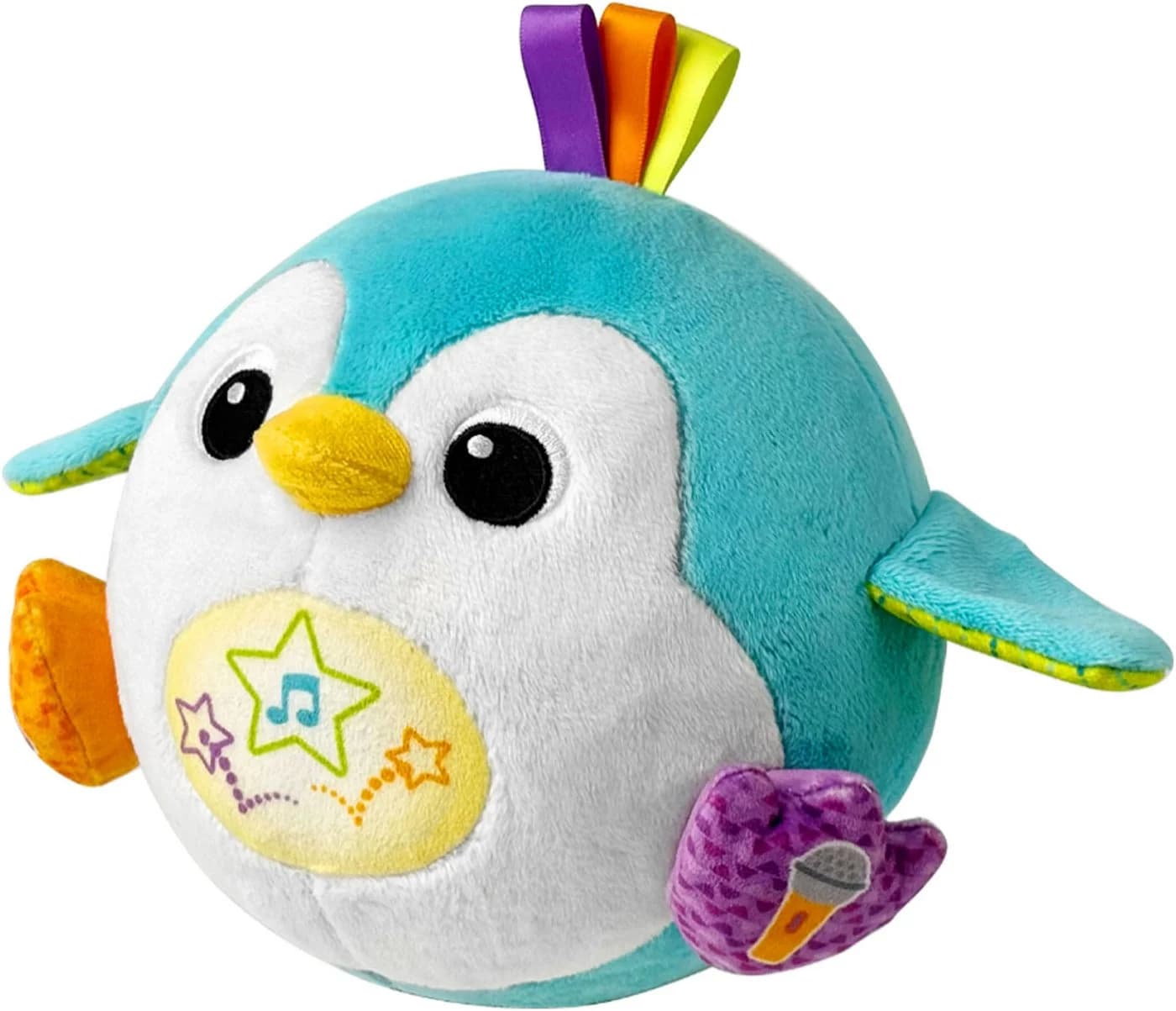 VTech Baby Hüpfspaß-Pinguin Plüschfigur mit Aufnahmefunktion