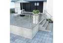AICA Treppengeländer Edelstahl 201 Silber Verstellbar 80 cm Bild 5