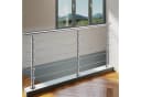 AICA Edelstahl Treppengeländer mit Handlauf 220 cm 5-tlg. Bild 4