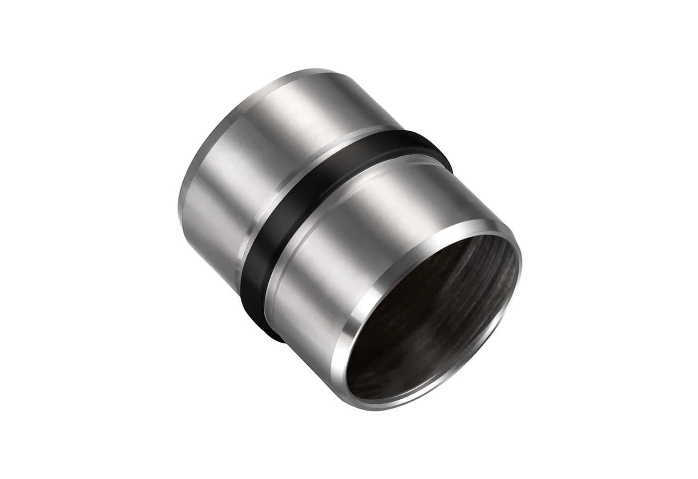AICA Handlaufverbinder Edelstahl Ø42,2mm Silber/Schwarz - Bild 2
