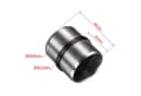 AICA Handlaufverbinder Edelstahl Ø42,2mm Silber/Schwarz Bild 3
