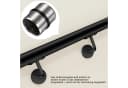 AICA Handlaufverbinder Edelstahl Ø42,2mm Silber/Schwarz Bild 4