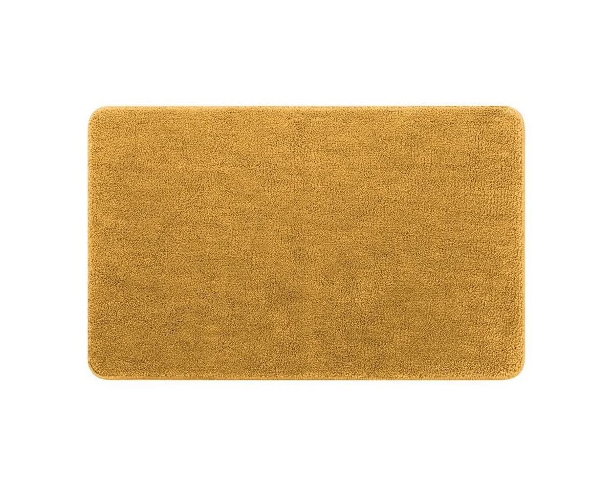 spirella Badematte ROSARIO Safran Gelb Velours Anti-Rutsch - Bild 2