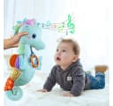 LaCute Baby Musikplüschtier Seepferdchen Blau mit Rassel und Sound Bild 4